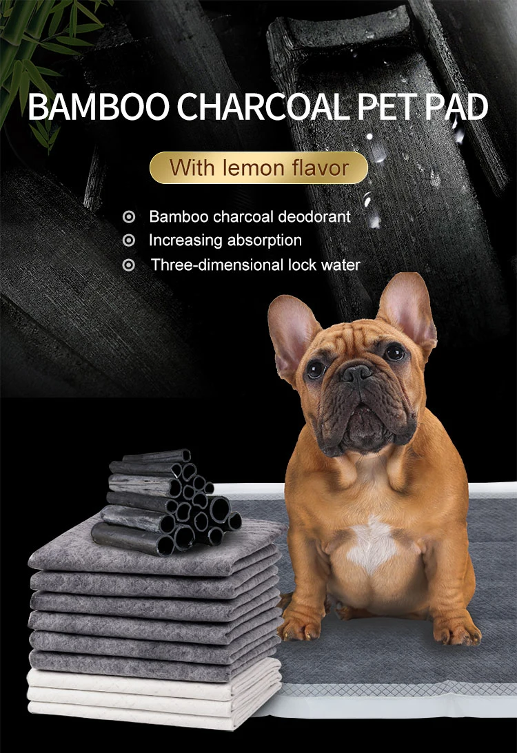 60X60cm Pet Training Pads Bamboo Charcoal Small Pet Puppy Dog PEE Pads