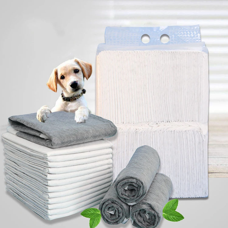 Remove Floor Pet Dog Training Pads Puppy PEE Bamboo Charcoal Pet Pad