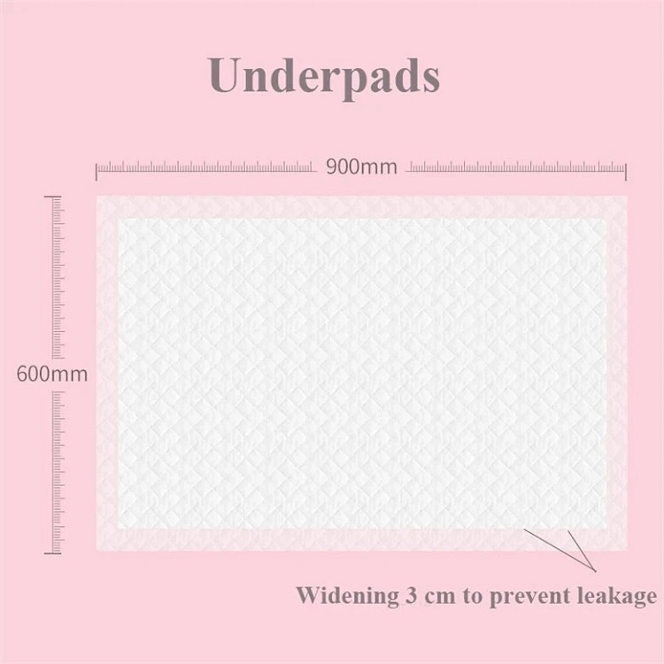 Absorbent Medical Adult 60X60cm White Disposable Underpads