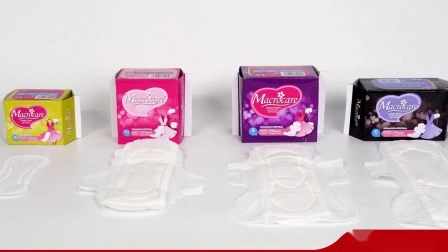 Toallas sanitarias desechables de algodón Maxi para mujer con marcas OEM