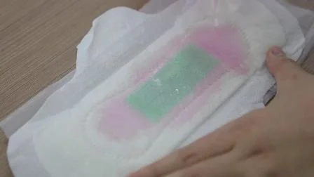 Almohadillas sanitarias de algodón perforado de alta calidad desechables gruesas para mujer